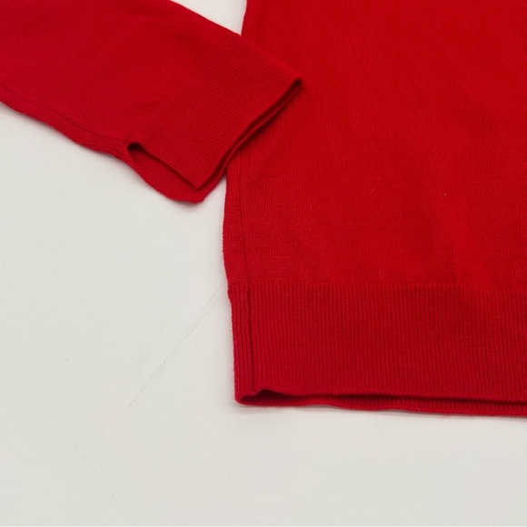 BOSS Hugo Boss Red Superfine Merino Wool Sweater – Size Medium – New with Tags - Picture 3 of 12